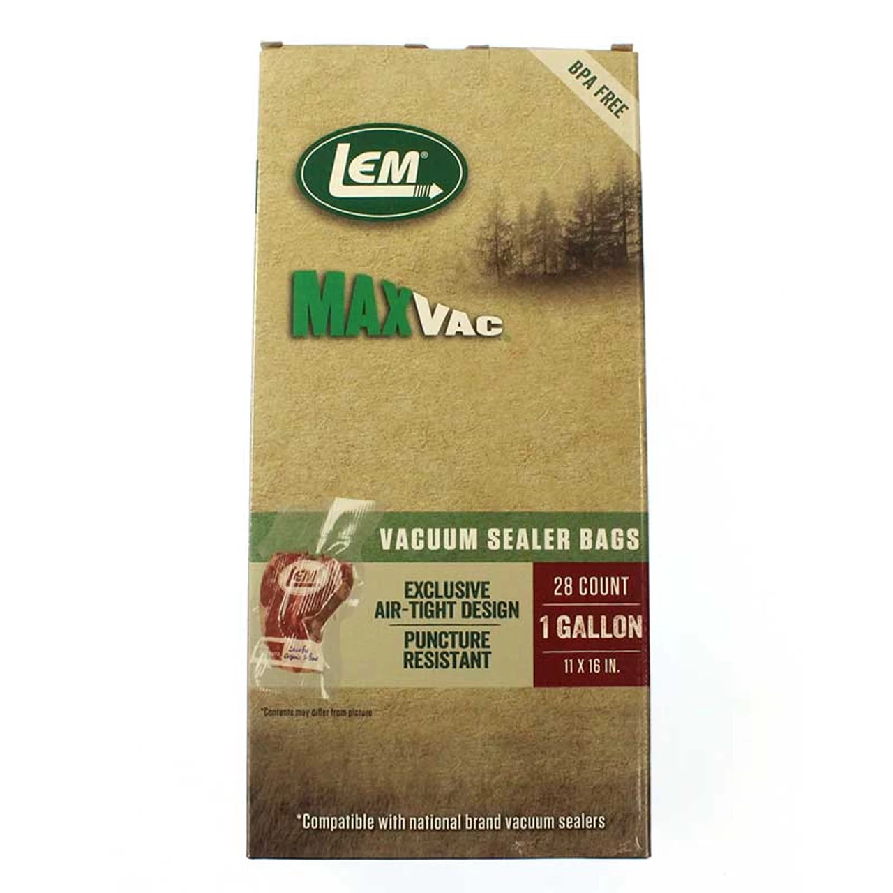 LEM Maxvac Gallon Bags 1 LEM Maxvac Gallon Bags