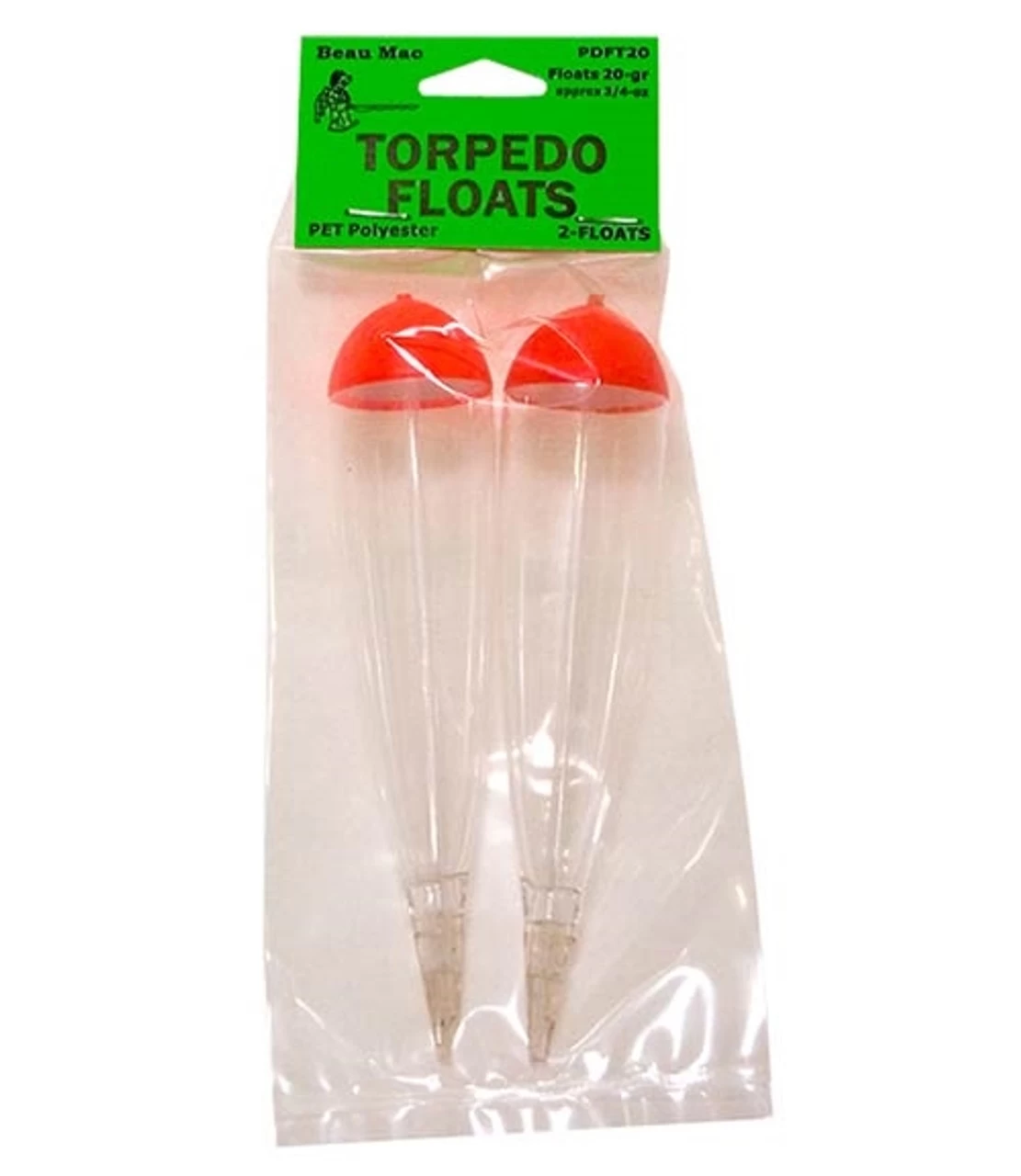 Beau Mac PET Polyester Torpedo Floats 1 Beau Mac PET Polyester Torpedo Floats