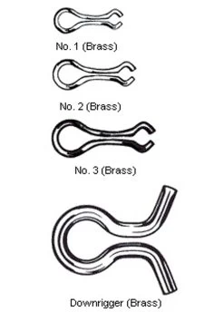 Do-It Wire Eyes - Brass Eyes