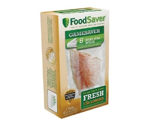 Foodsaver Roll 8" X 20' Rolls - 2pk -Fishing Essentials Shop foodsaver gamesaver 820rolls 2 57908.1627515960