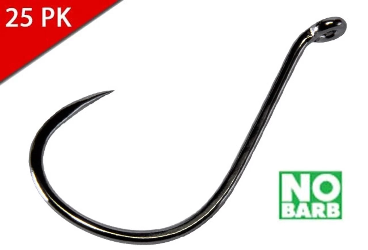 Gamakatsu Octopus Barbless Fishing Hooks 25pk 1 Gamakatsu Octopus Barbless Fishing Hooks 25pk