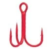 Gamakatsu Treble Hook Round Bend 2X Strong-Red