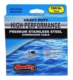 Scotty High Performance Premium Stainless Steel Downrigger Cable